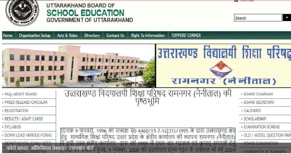 उत्तराखंड बोर्ड रिजल्ट