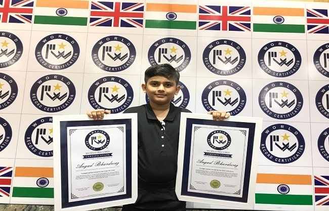 पर्वतारोही - Angad bharadwaj made two world records