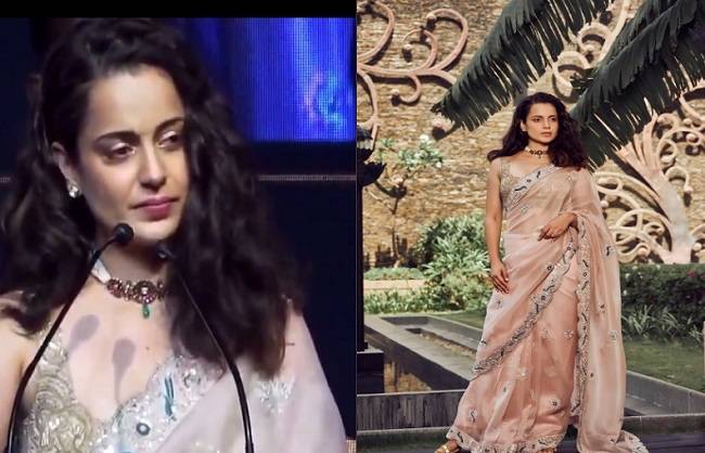 फिल्म अभिनेत्री कंगना रनौत  Thalaivi Trailer लांच 