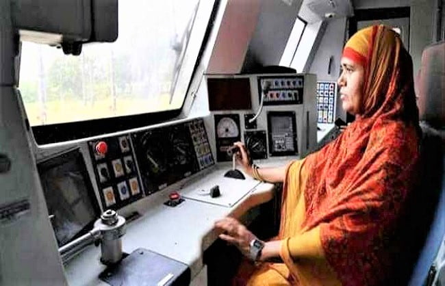 Mumtaz M Kazi Locomotive Driver