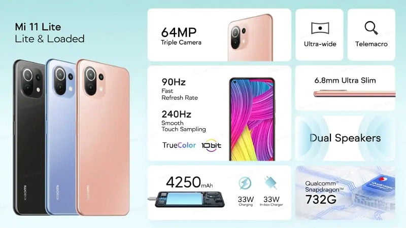 Mi 11 Lite Features