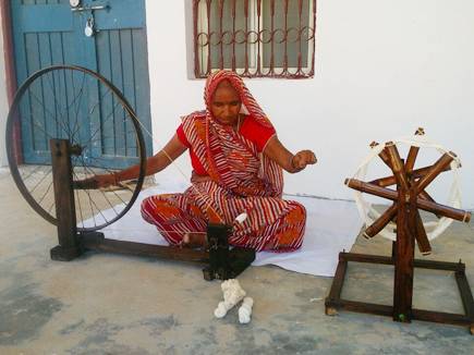 महात्मा गांधी चरखा
